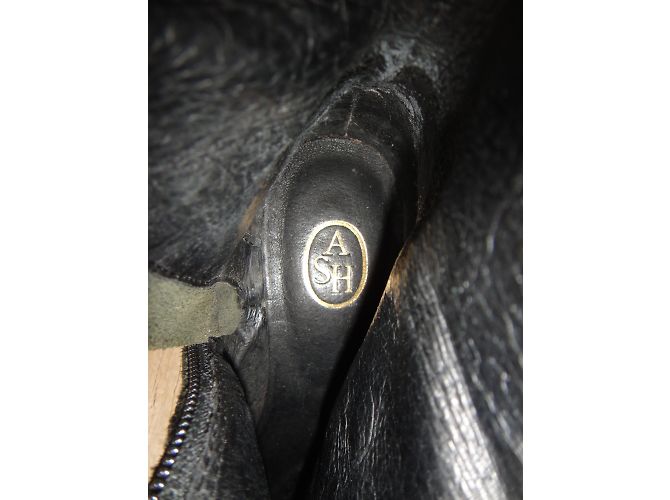 Stivali biker Ash in pelle nera Nero - vista 8