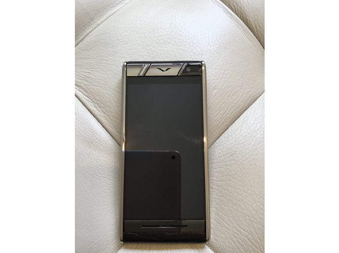 No Brand Vertu Aster Diamonds Black Alligator Negro - vista 2