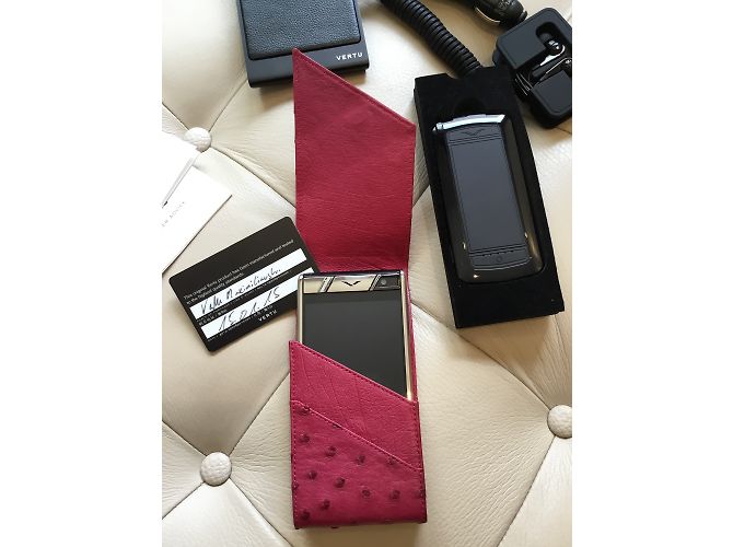 No Brand Vertu Aster Diamonds Black Alligator Negro - vista 9