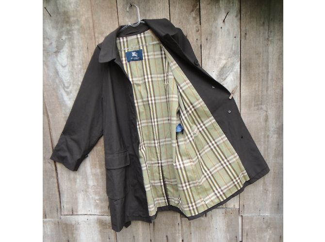 Gabardina Burberry London Chocolate - vista 5