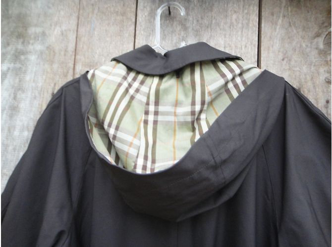 Gabardina Burberry London Chocolate - vista 7
