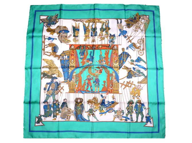 Hermès Le temps des marionnettes Verde - vista 2