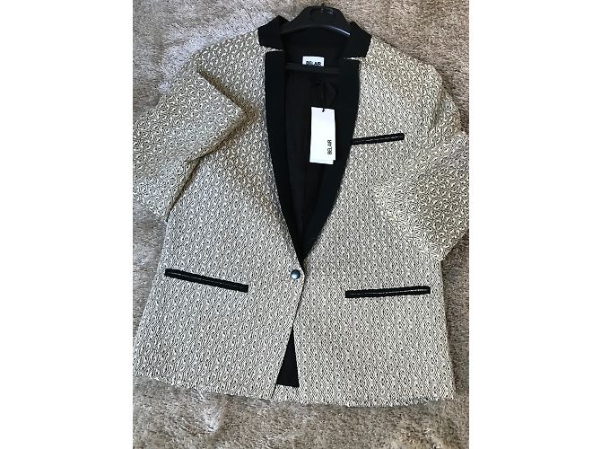 Giacca Bel Air Velo beige e nero taglia 3 - vista 12