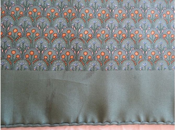 Hermès Lenços Verde oliva - vista 10