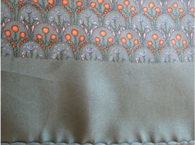 Hermès Lenços Verde oliva - vista 12