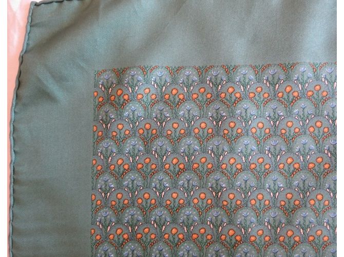 Hermès Lenços Verde oliva - vista 6