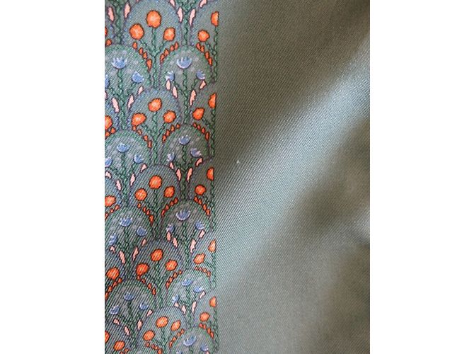 Hermès Lenços Verde oliva - vista 9