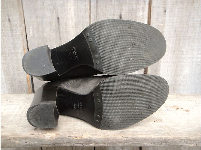 Botines Prada Taupe de Gamuza Gris pardo - vista 5