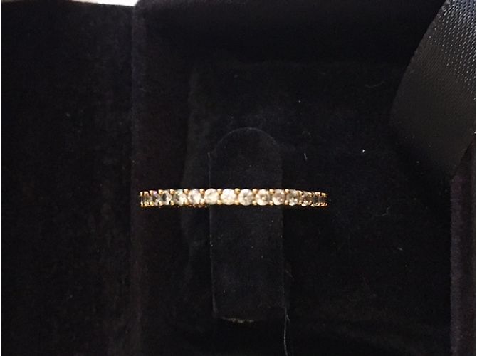 Pandora Ring mit Strass aus goldenem Metall Größe 52 - Ansicht 10