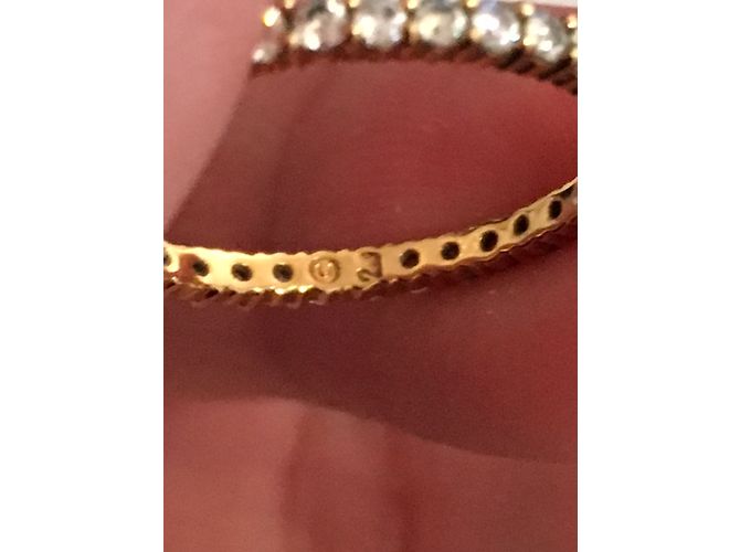Pandora Ring mit Strass aus goldenem Metall Größe 52 - Ansicht 11