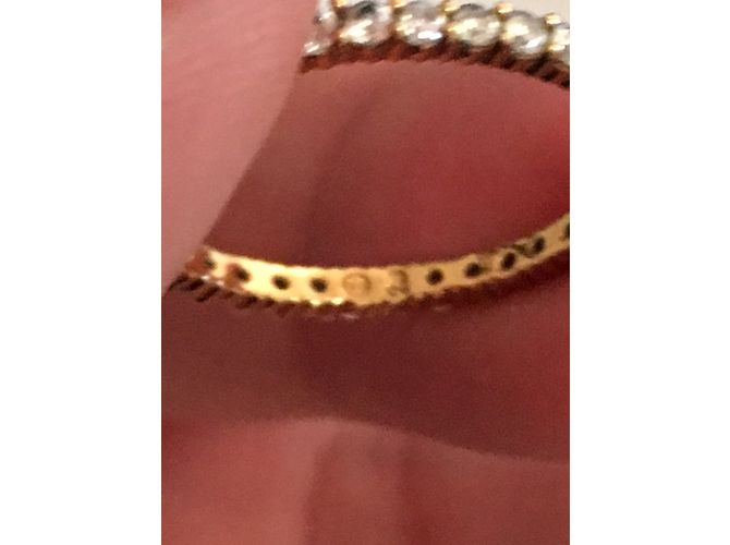 Pandora Ring mit Strass aus goldenem Metall Größe 52 - Ansicht 12