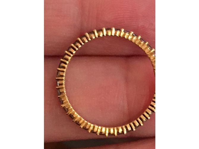 Pandora Ring mit Strass aus goldenem Metall Größe 52 - Ansicht 14