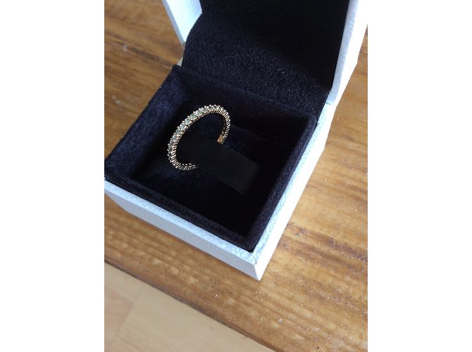 Pandora Ring mit Strass aus goldenem Metall Größe 52 - Ansicht 4