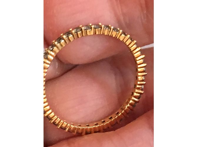 Pandora Ring mit Strass aus goldenem Metall Größe 52 - Ansicht 5