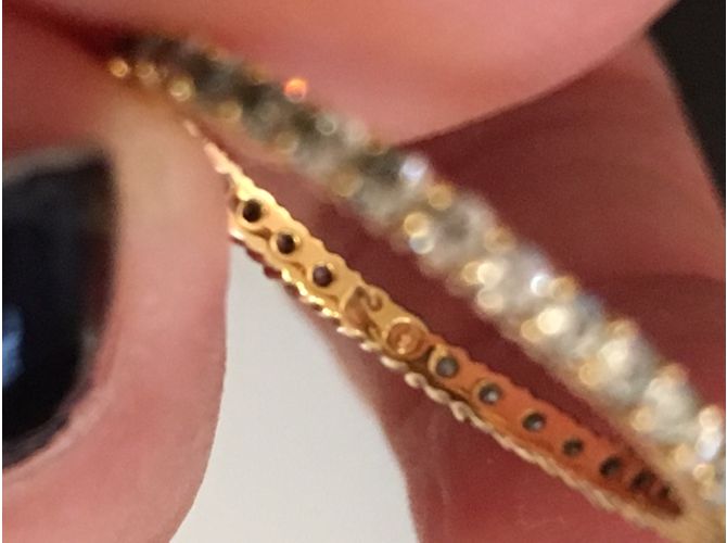 Pandora Ring mit Strass aus goldenem Metall Größe 52 - Ansicht 6