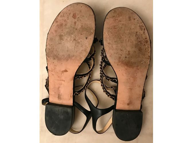 Chanel Sandalen Schwarz - Ansicht 10