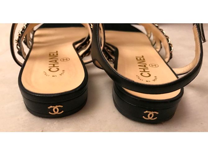 Chanel Sandalen Schwarz - Ansicht 7
