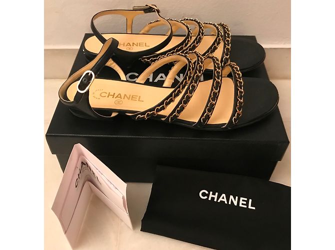 Chanel Sandalen Schwarz - Ansicht 9