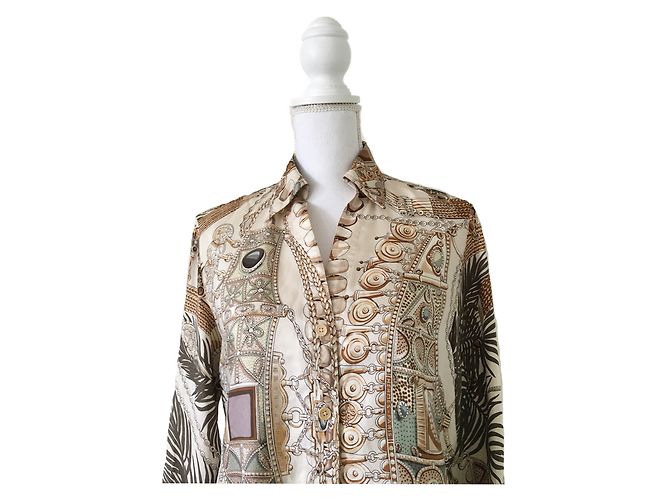Hermès blusa Bege - vista 3
