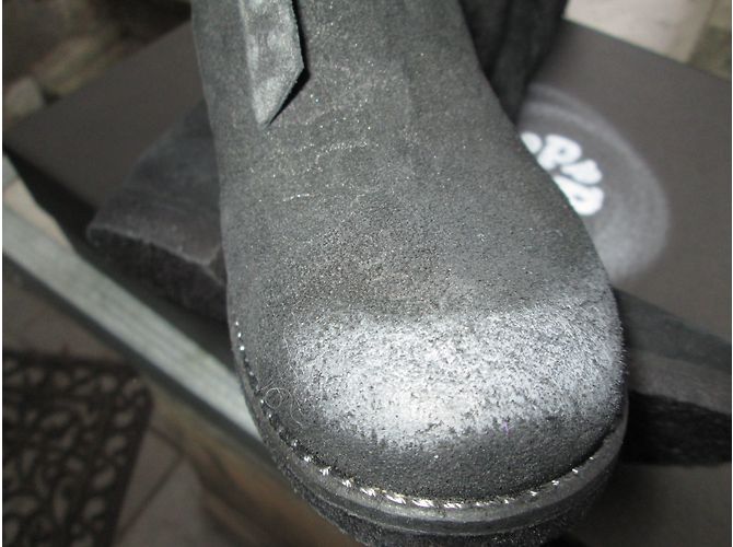 Autre Marque Botas Lucia Papucei de cuero negro - vista 6