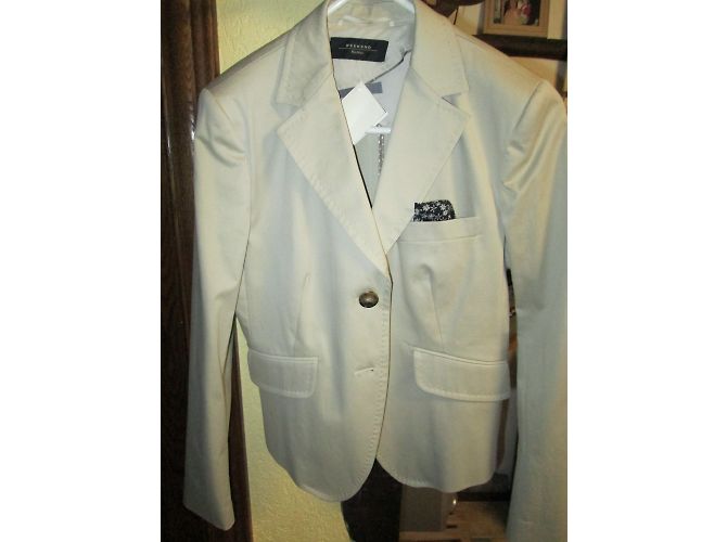 Weekend Max Mara Baumwolljacke Popeline Beige - Ansicht 4