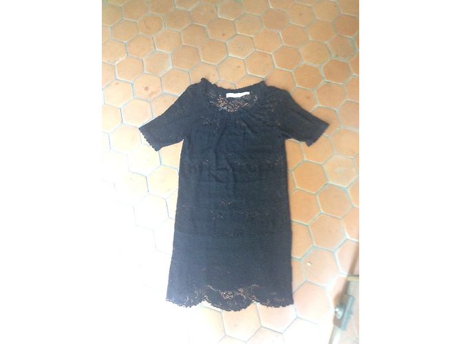 Vestido de encaje de algodón negro Isabel Marant - vista 5