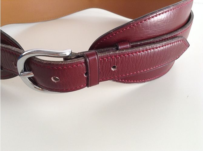 Hermès Gürtel Bordeaux - Ansicht 2