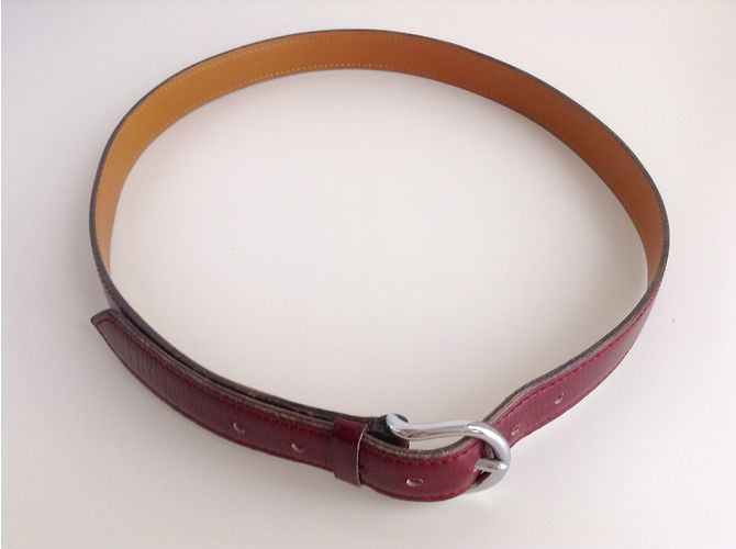 Hermès Gürtel Bordeaux - Ansicht 6