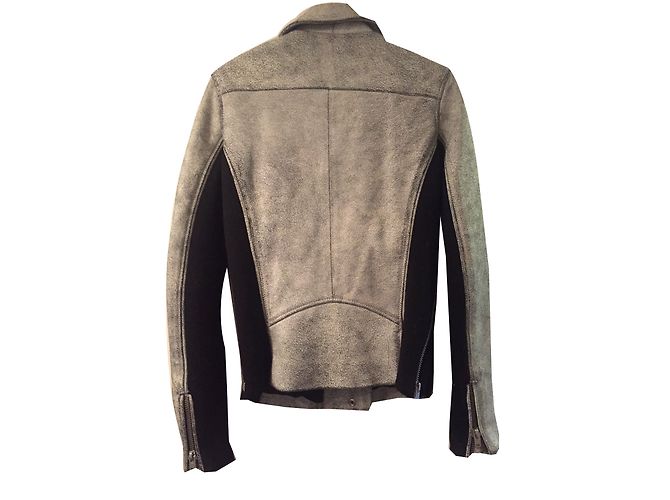 Iro Pero Lederjacke aus Lammleder grau - Ansicht 2