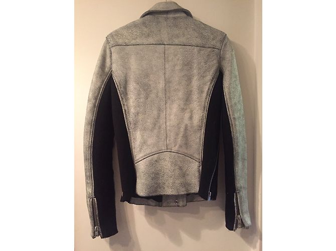 Iro Pero Lederjacke aus Lammleder grau - Ansicht 4