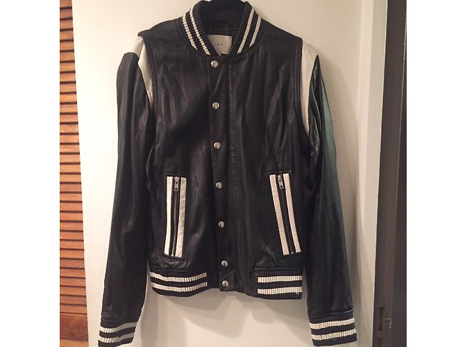 Iro Lederjacke Perfecto aus Lammleder Schwarz - Ansicht 3