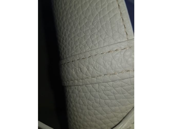 Hermès BLOCCO PICOTIN 22 TAURILLON CLEMENCE BLANC Bianco - vista 7