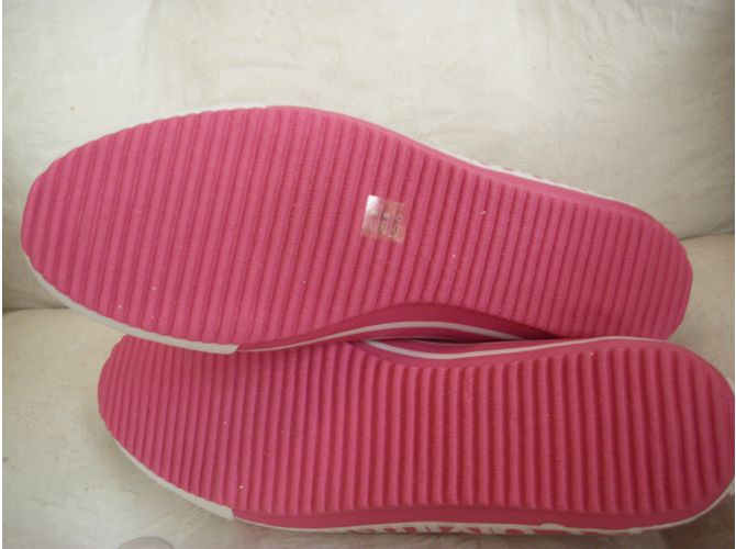 Sapatilhas Calvin Klein Rosa de Tecido e Borracha - vista 6