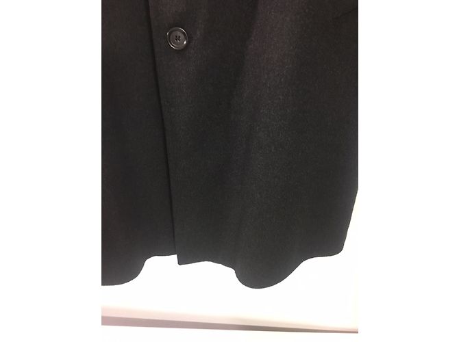 Autre Marque Abrigo oversize de cachemira gris antracita - vista 4