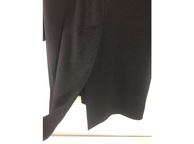 Autre Marque Abrigo oversize de cachemira gris antracita - vista 6