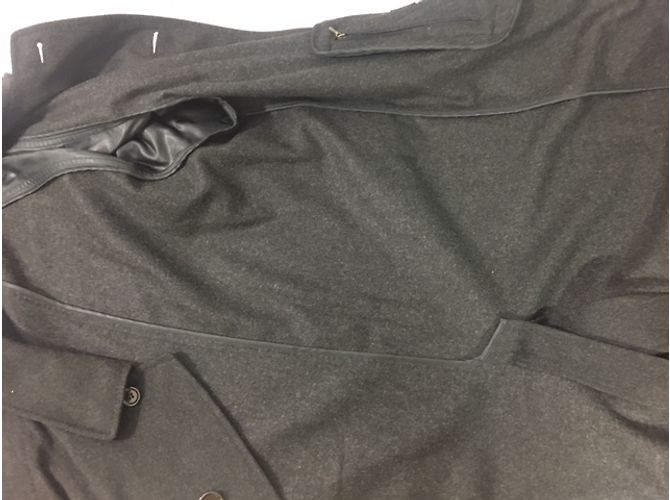 Autre Marque Abrigo oversize de cachemira gris antracita - vista 8
