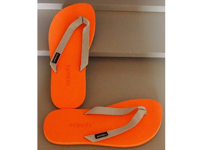Hermès Sandalen Orange - Ansicht 3