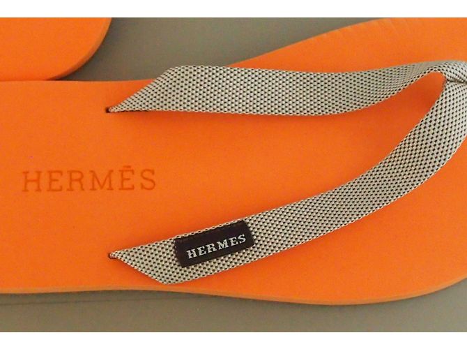 Hermès Sandalen Orange - Ansicht 4