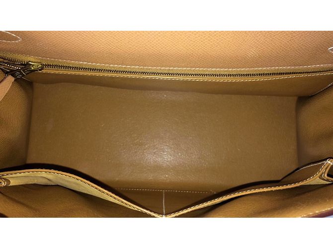 Hermès Kelly 32 oro Beige - vista 7