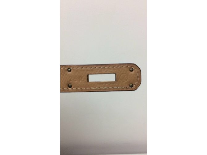 Hermès Kelly 32 oro Beige - vista 9