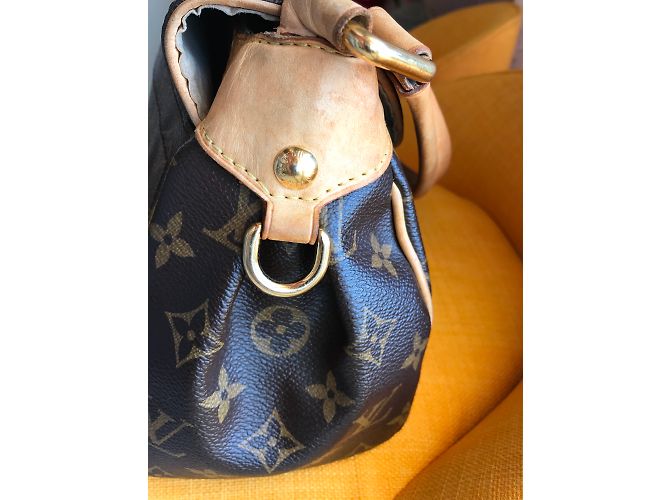 Borsa a mano Louis Vuitton Beverly MM in pelle marrone - vista 6