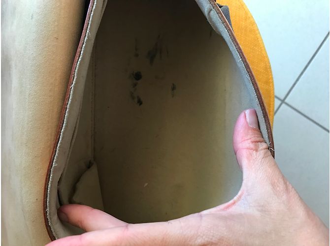 Borsa a mano Louis Vuitton Beverly MM in pelle marrone - vista 9