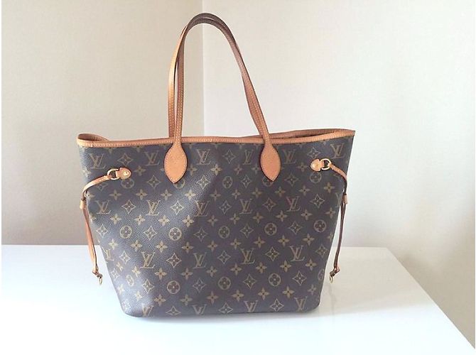Neverfull Louis Vuitton Handtasche Braun - Ansicht 2