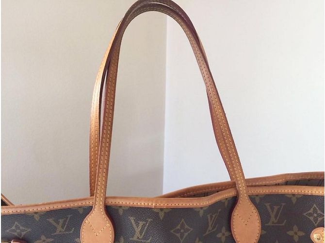 Neverfull Louis Vuitton Handtasche Braun - Ansicht 4