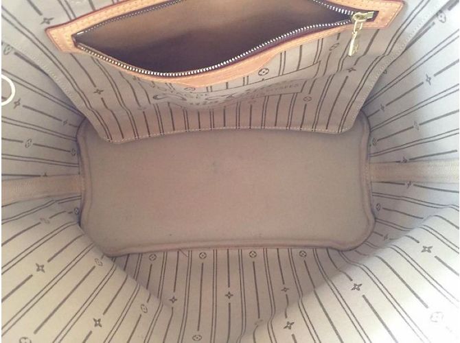 Neverfull Louis Vuitton Handtasche Braun - Ansicht 8