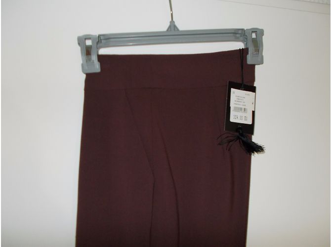 Autre Marque Brauner Flanellrock aus Wolle Größe 38 - Ansicht 5