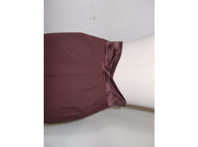 Autre Marque Brauner Flanellrock aus Wolle Größe 38 - Ansicht 6