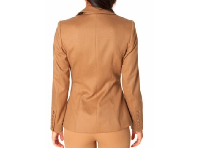 Autre Marque Conjunto de saia e jaqueta de lã e tweed bouclette camelo Tamanho 38 - vista 10