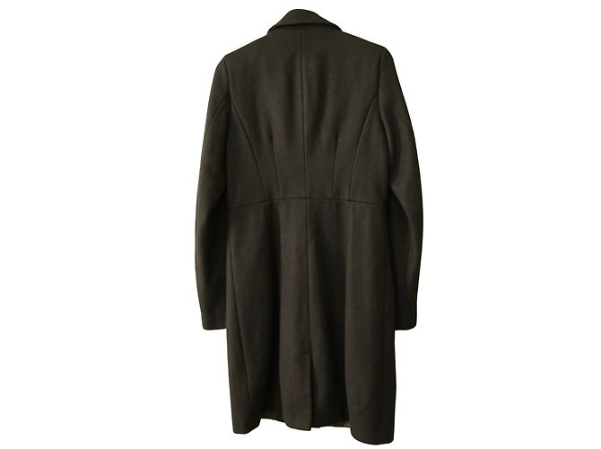 Autre Marque Black wool and polyester coat - view 2