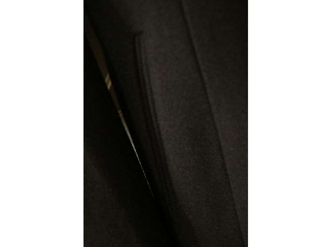 Autre Marque Black wool and polyester coat - view 6